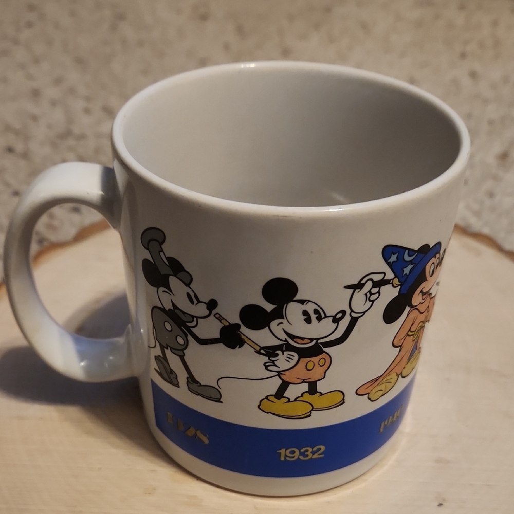 Vintage Walt Disney Mickey Mouse Mug Applause 1928-1990
